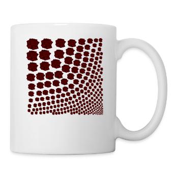 Idée cadeau Roses rouges - Mug blanc - blanc - Droite