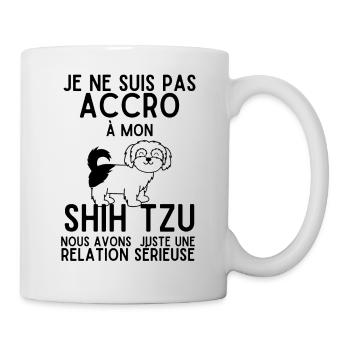chien de race shih tzu - Mug blanc - blanc - Droite