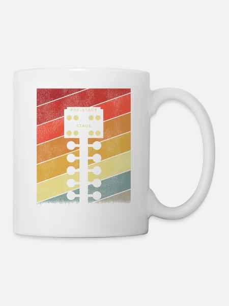 Drag Racing Race Car Retro Vintage - Mug blanc - blanc
