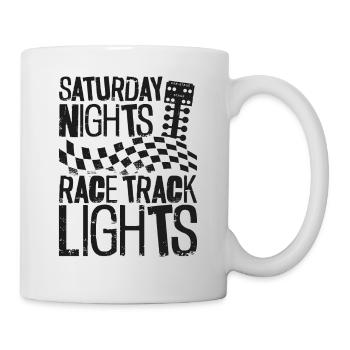 Drag Racing Race Car Saturday - Tasse - Weiß - Rechts