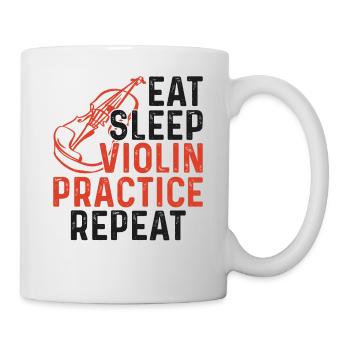 Violin Violinist Eat Sleep Violin - Mug - white - Right