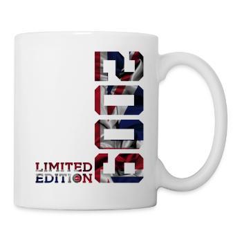 ÉDITION LIMITÉE ANGLETERRE 2009 UK 17E ANNIVERSAIRE - Mug blanc - blanc - Droite