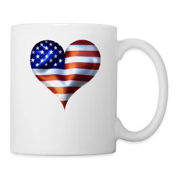 USA Gift Idea America Flag - Mug blanc - blanc - Droite