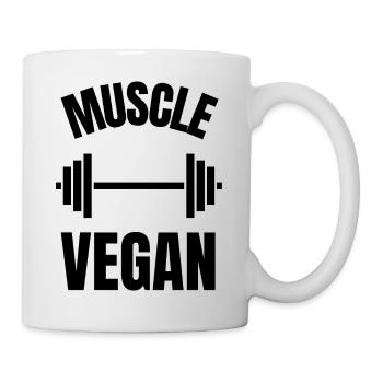 muscle vegan - Mug blanc - blanc - Droite