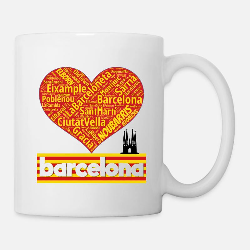 Barcelone - Mug blanc - blanc