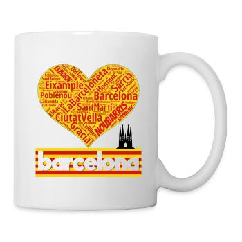 Barcelone - Mug blanc - blanc - Droite