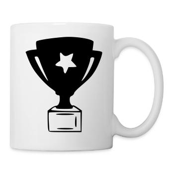 Coupe Dessin Gagner Croquis Noir - Mug blanc - blanc - Droite