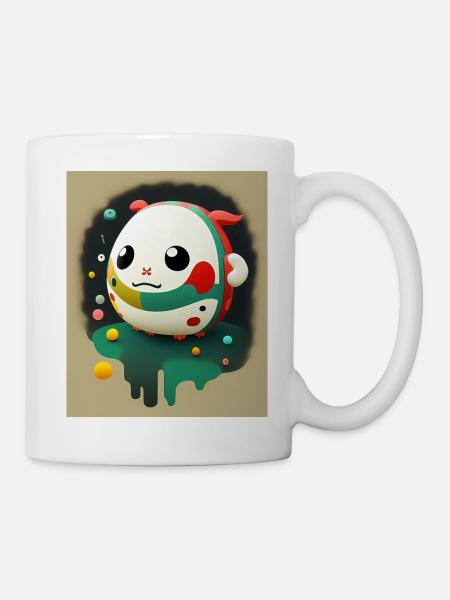 Cute Alien - Süßes Alien Baby - Tasse - Weiß
