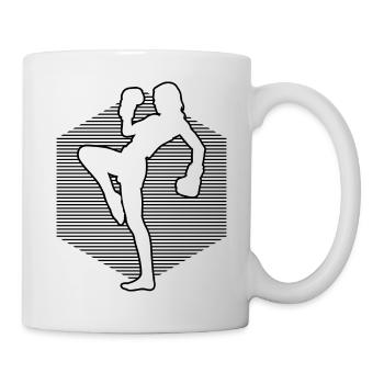 Kickboxing Men's Boxing Boxing Women's Kickboxing - Mug - white - Right