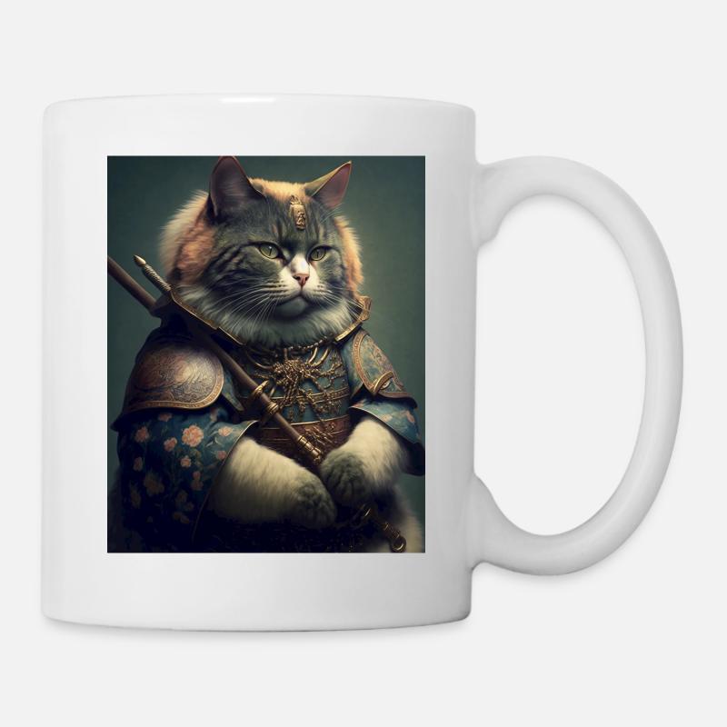 chatmurai 16 - Mug blanc - blanc