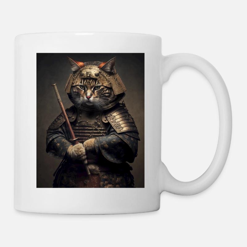 Chatmurai 14 - Tasse - Weiß