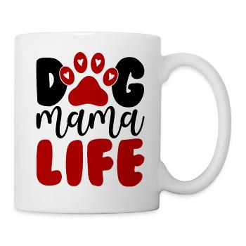 Dog Mama Life - Mug - white - Right