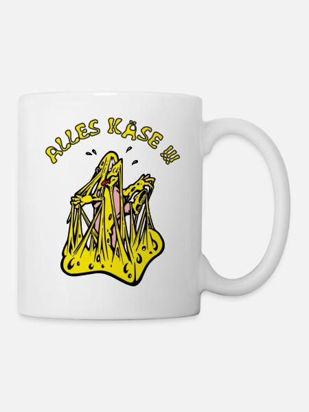 ALLES KÄSE!!! - Tasse - Weiß