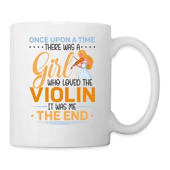 Violin Violinist Girl Once Upon A - Mug - white - Right