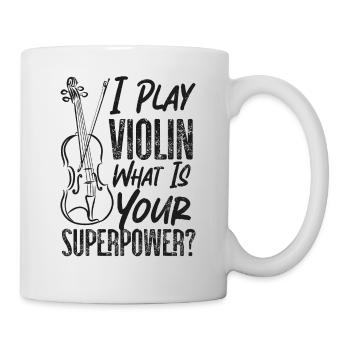 Violin Violinist Vintage I Play - Tasse - Weiß - Rechts