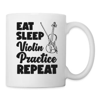 Violin Violinist Eat Sleep Violin - Mug - white - Right