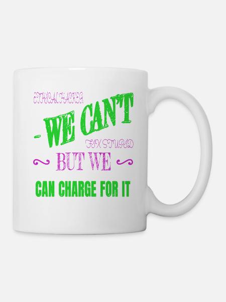 Programming Gift Ethical Fingers Fun - Mug - white