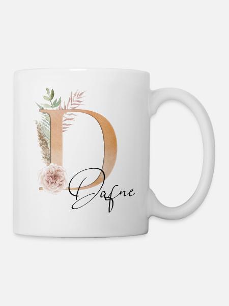 Dafne! Name Boho - Mug - white