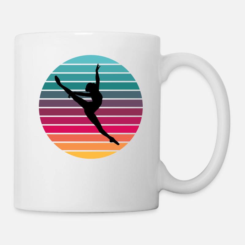 sunset ballett 8 - Tasse - Weiß