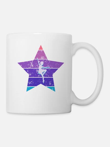 sunset star ballett 1 - Tasse - Weiß