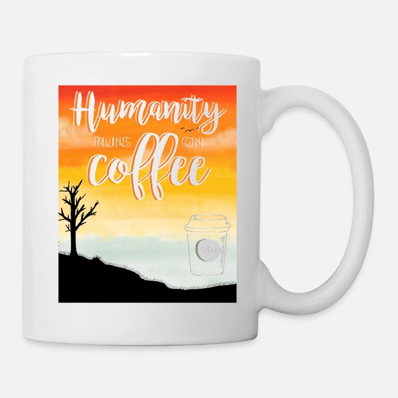 sunset coffee 7 - Tasse - Weiß