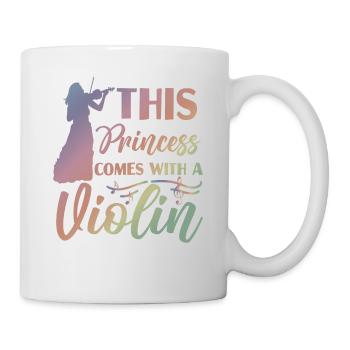 violoniste fille cette - Mug blanc - blanc - Droite