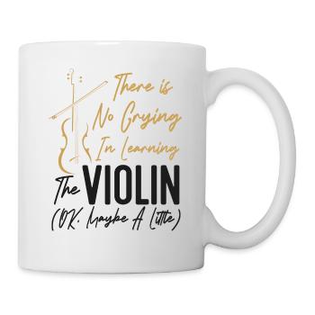 Violoniste Il n’y a pas de violoniste - Mug blanc - blanc - Droite