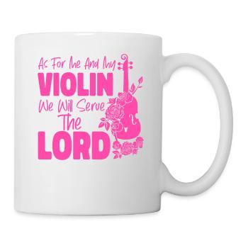 Violoniste Violoniste Jesus Faith - Mug blanc - blanc - Droite