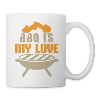 BBQ IS MY LOVE - Mug - white - Right