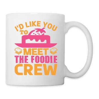J’AIMERAIS QUE VOUS RENCONTRIEZ L’ÉQUIPAGE GASTRONOMIQUE DRÔLE - Mug blanc - blanc - Droite