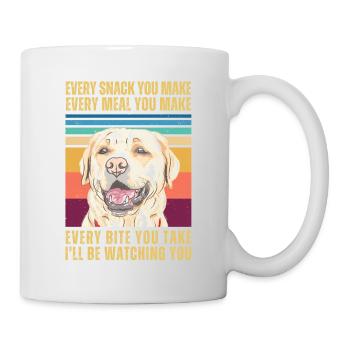 WATCHING RETRIEVER - Mug - white - Right