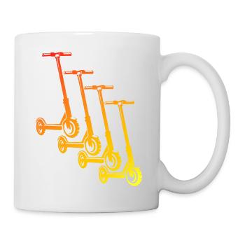 E-Scooter E-Roller Scooter - Mug blanc - blanc - Droite