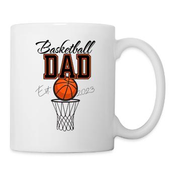 Expectant Father Basketball Papa 2023 New Father - Mug - white - Right