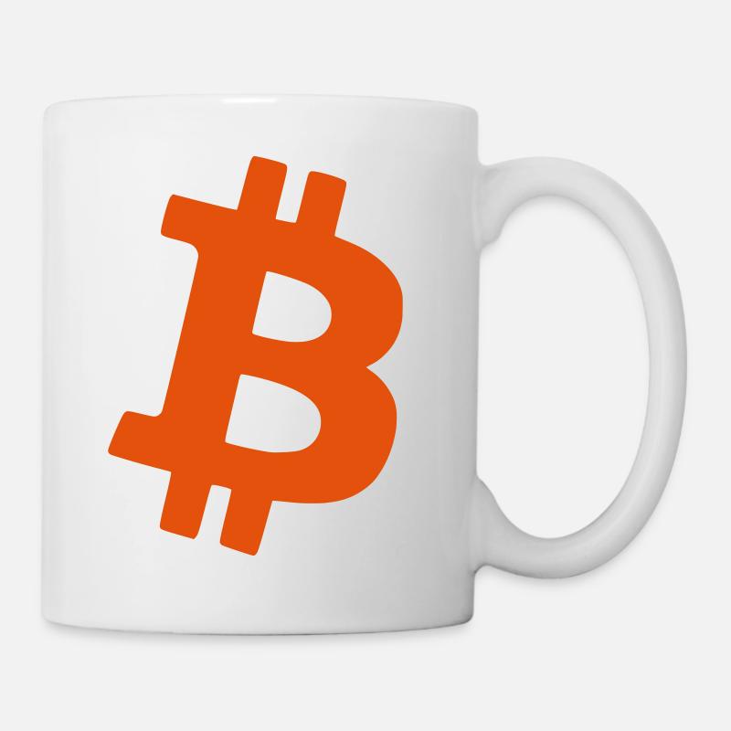 Bitcoin B alle Farben - Tasse - Weiß