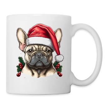 Bulldog sweater ugly christmas - Mug - white - Right