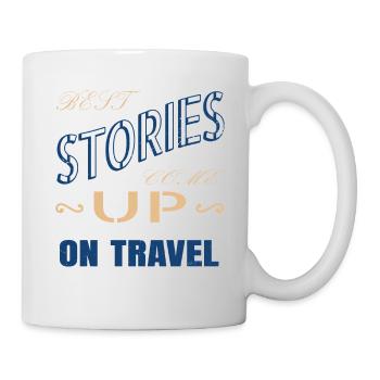 forest animal awesome travel humor hiking funny - Mug - white - Right