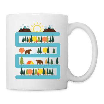 Adventure Travel Hiking Mountain - Mug - white - Right