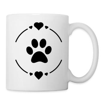 Dog Dogs Dogs Dog Paw - Mug - white - Right