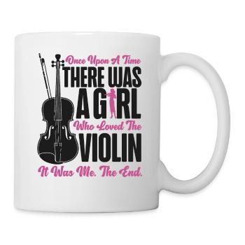 Violin Violinist Girl Once Upon A - Mug - white - Right