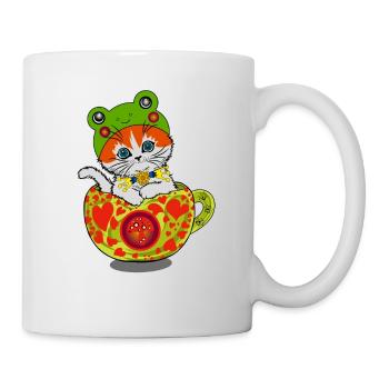 Cat - Mug - white - Right