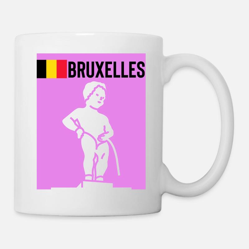 Bruxelles - Mug blanc - blanc