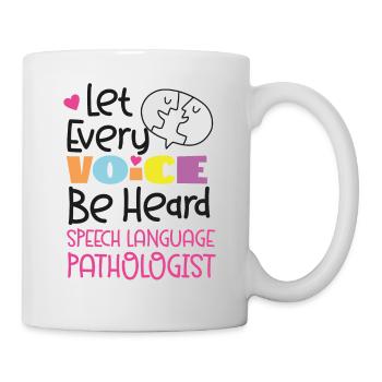 Speech Therapist Therapy Assistant - Tasse - Weiß - Rechts