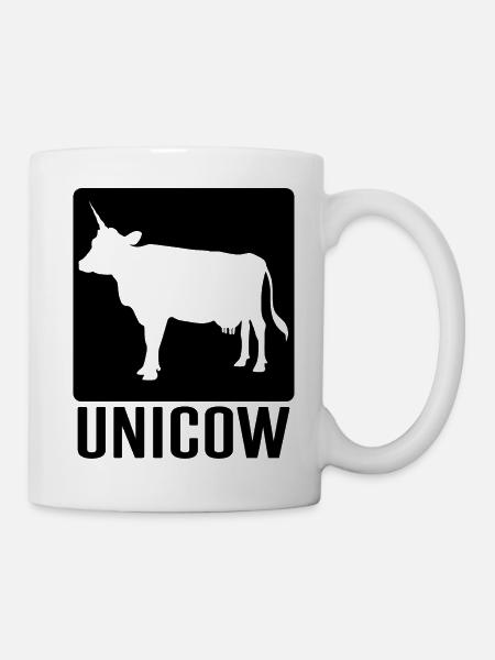 Unicow - Tasse - Weiß