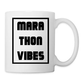 Marathon Triathlon Running Jogging Biking Cycling - Mug - white - Right
