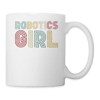 Robot Robotics Engineer Girl - Mug - white - Right