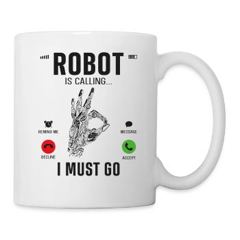 Robot Robotics Engineer Phone - Mug - white - Right