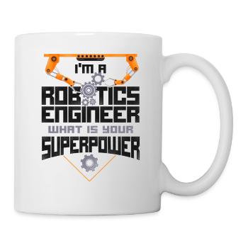 Robot Robotics Engineer Vintage - Mug - white - Right