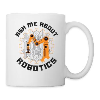 Ingénieur Robotique Robot Vintage - Mug blanc - blanc - Droite
