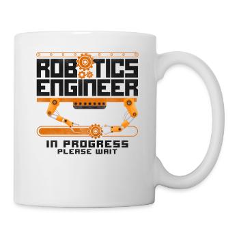 Robot Robotics Engineer Vintage - Mug - white - Right