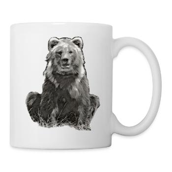 DORO sitzt SW - Tasse - Weiß - Rechts